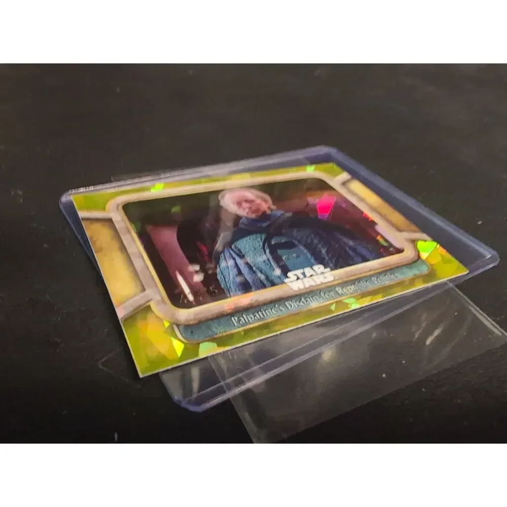2024 Topps Chrome Sapphire Star Wars: The Phantom Menace #57 Palpatine Gold /50